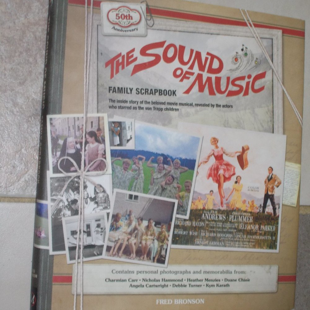 Collectable Vintage  50th Anniversary The Sound Of Music Family Scrapbook